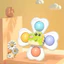 Bộ 3 Con Quay Spinner Đồ chơi Montessori kích thích thị giác hình thỏ,gấu vui nhộn