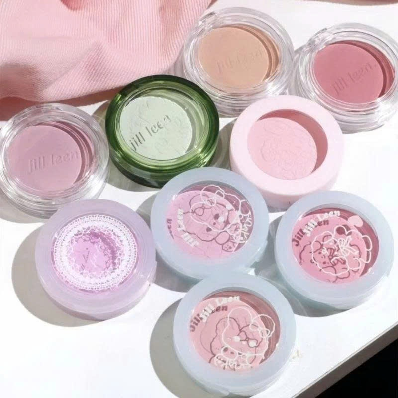 Phấn Má Hồng JILL LEEN Dạng Phấn Velvet Cheek Blush Không Thấm Nước Làm Sáng Tông Màu Da
