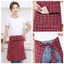 Tạp dề cotton ngắn thấm hút mồ hôi, chống bám bẩn & chống mài mòn, thiết kế chuyên dụng cho ngành dịch vụ ăn uống
