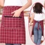 Tạp dề cotton ngắn thấm hút mồ hôi, chống bám bẩn & chống mài mòn, thiết kế chuyên dụng cho ngành dịch vụ ăn uống