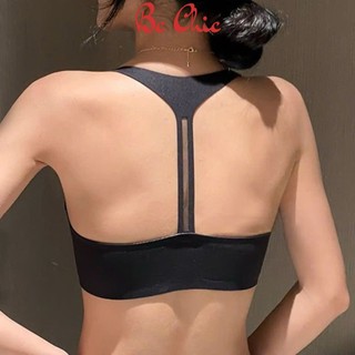 Áo Lót Nữ A 202 - Áo Ngực Lưng Gợi Cảm Hình Chữ Y, Nút Ngực Cài Trước, Không Vòng Thép Đẩy Ngực