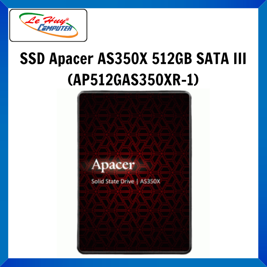 SSD Apacer 512GB AS350X SATA III - Giá rẻ, tốc độ 560/540MB/s