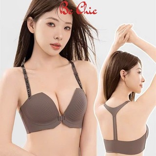Áo Lót Nữ A 202 - Áo Ngực Lưng Gợi Cảm Hình Chữ Y, Nút Ngực Cài Trước, Không Vòng Thép Đẩy Ngực