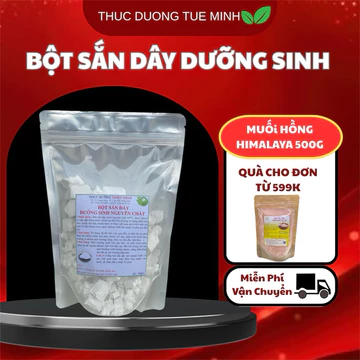 Bột Sắn Dây Nguyên Chất, Bột Sắn Dưỡng Sinh Lọc 30 Lần Nước Sạch Giúp Làm Đẹp Da Thải Độc 100% Thiên Nhiên - Tuệ Minh