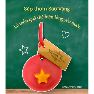 Sáp Thơm Handmade Cờ Việt Nam | Decor phòng | Quà lưu niệm 30/4