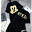 Đầm bầu chất cotton cute dễ thương Váy thun suông dài không cổ cộc tay form rộng họa tiết 2 mặt Chuột Mickey 1988 T1226G