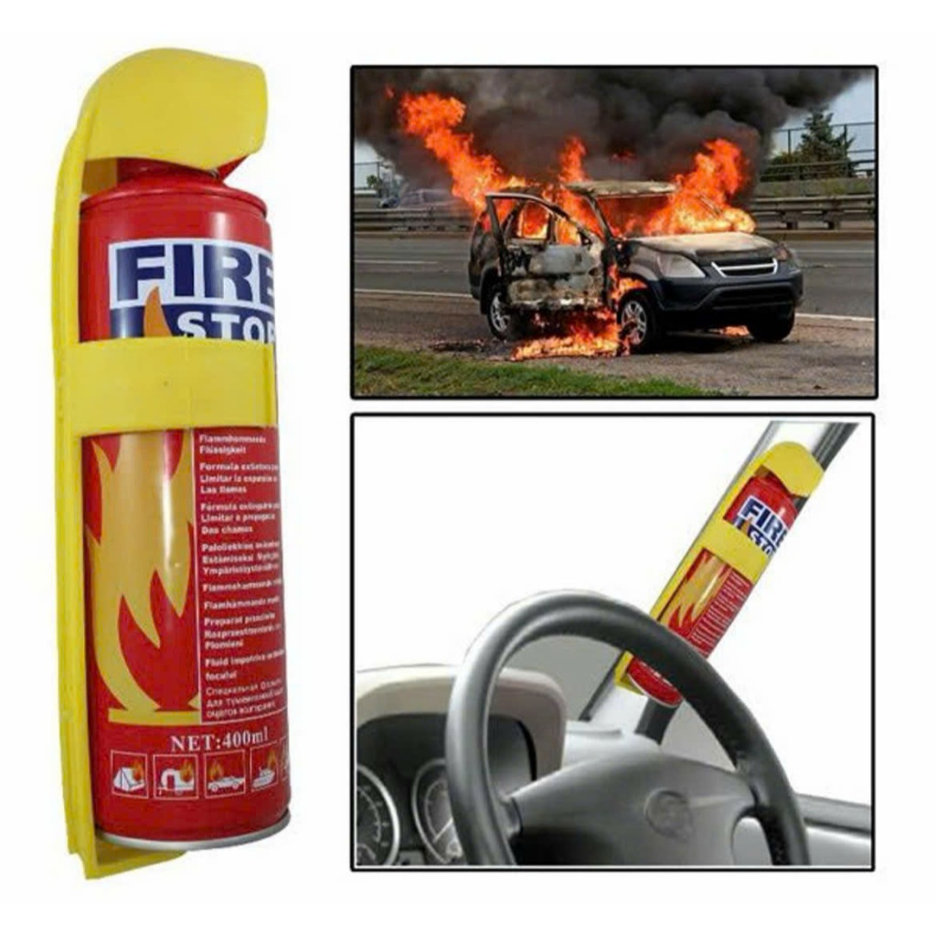 [Hỏa Tốc HCM] Bình Cứu Hỏa Mini Chữa Cháy FIRE STOP Tiện Lợi Cho Xe Ô Tô, Gia ĐÌnh, Văn Phòng