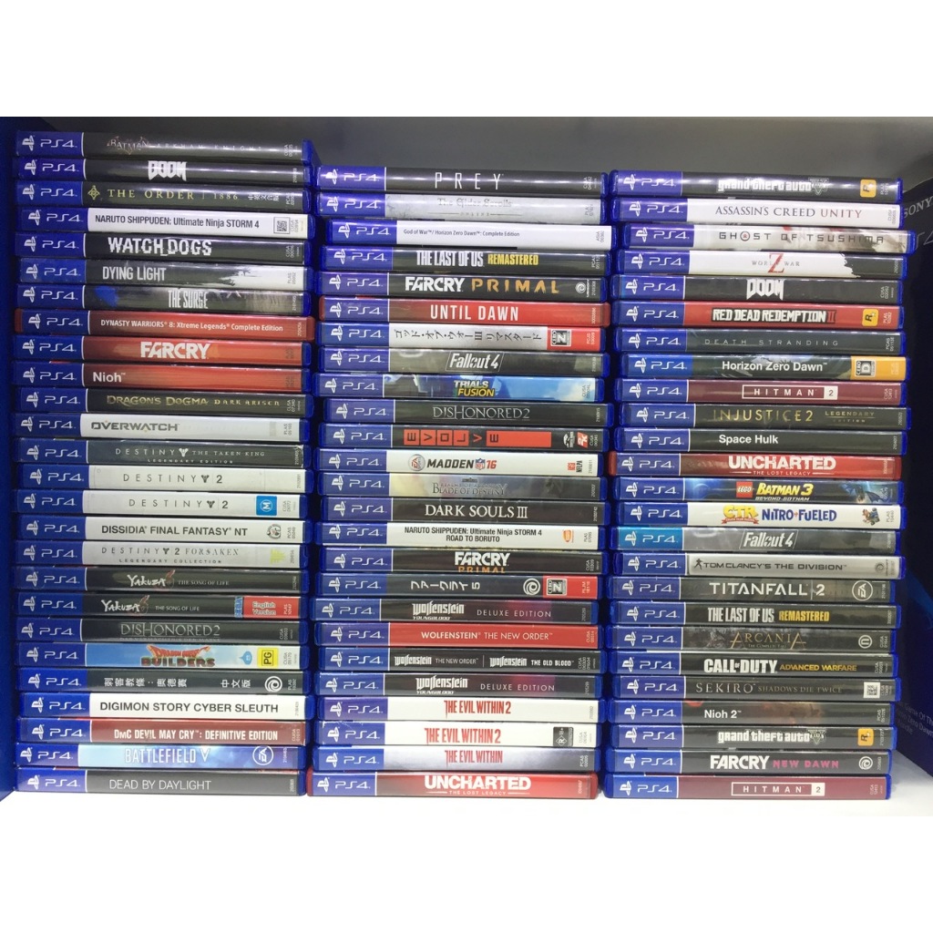 Game Playstation 4 Cũ ( PS4 2ND/Likenew) - Fullbox - List P,Q,R,S,T ...