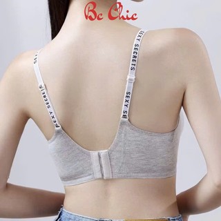 Áo lót nữ mút mỏng 1cm không gọng, co giãn thoải mái A 5517 - Áo cotton gân thấm hút mồ hôi BC_CHIC LINGERIE