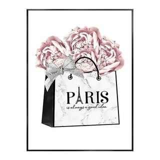 Tranh treo tường fashion, mỹ phẩm BH138 - Tranh treo tường decor, trang trí tiện nail, cửa hàng thời trang, mỹ phẩm