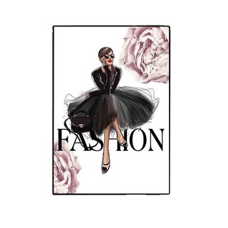 Tranh treo tường fashion, mỹ phẩm BH138 - Tranh treo tường decor, trang trí tiện nail, cửa hàng thời trang, mỹ phẩm