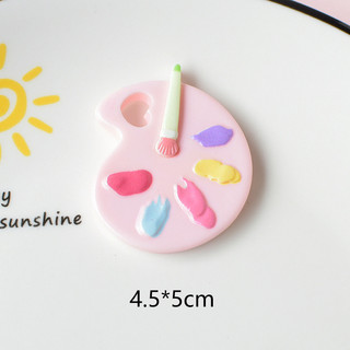 Set 12 Sticker, Charm 3D chủ đề Họa sĩ DIY Mita gắn Dép Sục, Cá Sấu JB-354