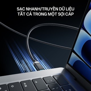 Cáp Sạc Từ Tính CUKTECH CMC615P C-C 1.5m | Công Suất Sạc Max 240W | Màn Hình OLED | Bảo Hành 18 Tháng