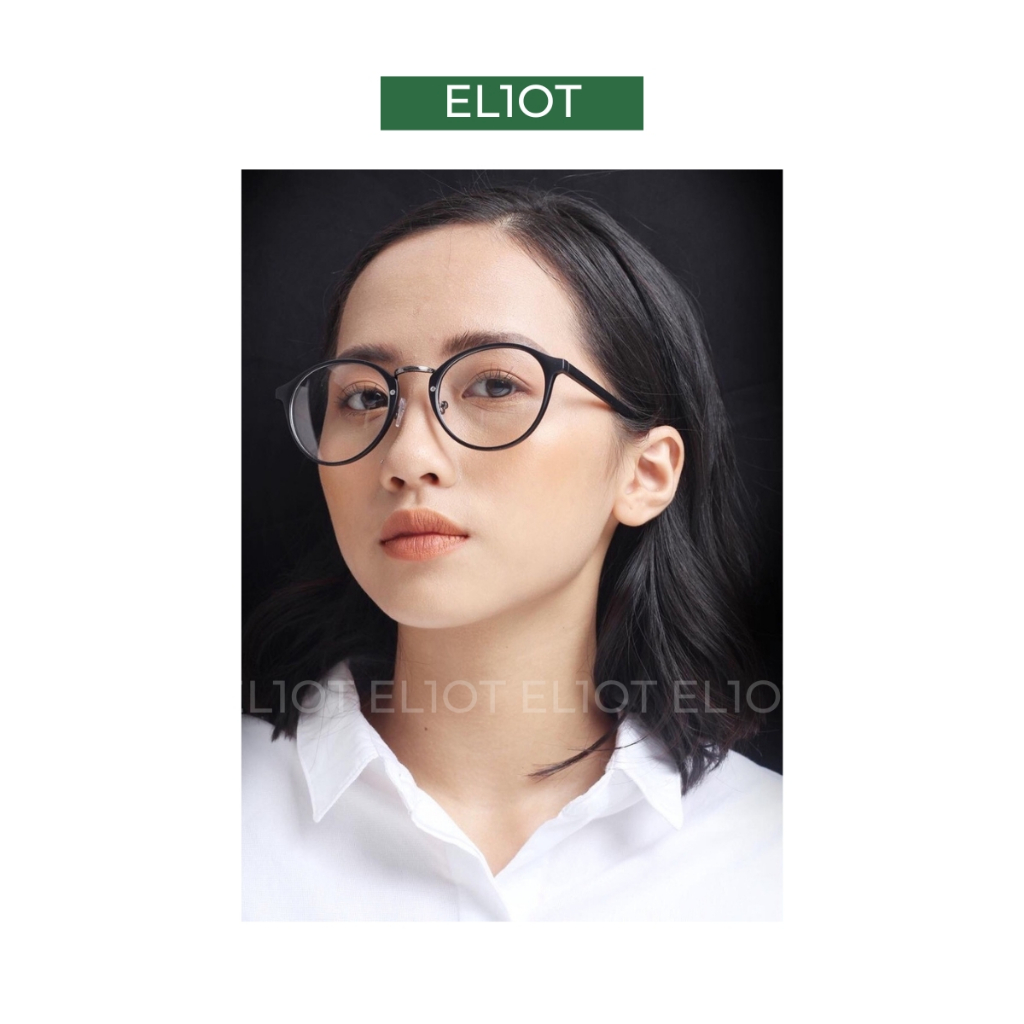 Gọng kính cận tròn ELIOT Eyewear Frame Glasses mắt chống ánh sáng xanh phù hợp nam nữ kiểu dáng thời trang