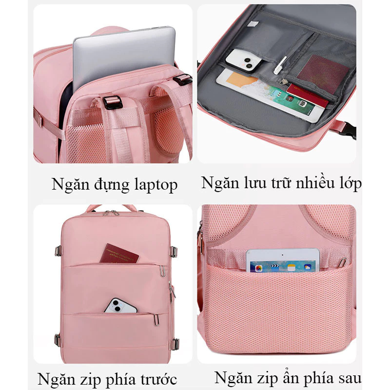 Balo thời trang nam nữ đa năng – balo đi học chống nước – balo du lịch công sở thiết kế hiện đại B06