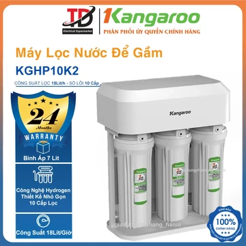 Máy Lọc Nước Để Gầm Kangaroo KGHP10K2, 10 Lõi Lọc - Công Suất 18Lit/h, Hàng Chính Hãng