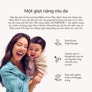 Bộ 1 Sữa Tắm Gội Hằng Ngày Cho Bé Lactacyd Baby Active Play 500ml + 1 Thực phẩm bảo vệ sức khỏe Pharmaton Energy Fizzi