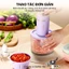 Máy xay thực phẩm đa năng Samono SW-MFC300 1.2L - xay thịt có kèm dụng cụ bóc tỏi, 1 cối thủy tinh 3 cối nhựa