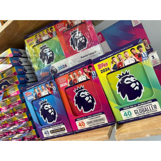 [ Mega Tin ] Hộp Thẻ Cầu Thủ Bóng Đá Topps  Premier League Mega Tin 2026 25/26 ( Hộp 43 Thẻ Tuỳ Chọn )