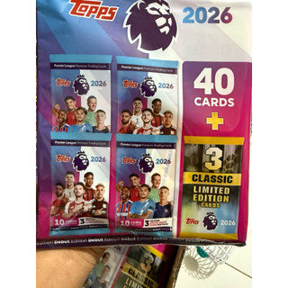 [ Mega Multipack ] Gói Thẻ Cầu Thủ Bóng Đá Topps  Premier League Mega Multipack 2026 25/26 ( gói 43 Thẻ )
