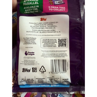 [ Mega Multipack ] Gói Thẻ Cầu Thủ Bóng Đá Topps  Premier League Mega Multipack 2026 25/26 ( gói 43 Thẻ )