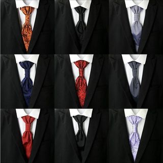 Cà vạt nam thắt sẵn bản to Broobelt nhiều màu sang trọng, caravat phong cách sartorial bản 10cm CV10