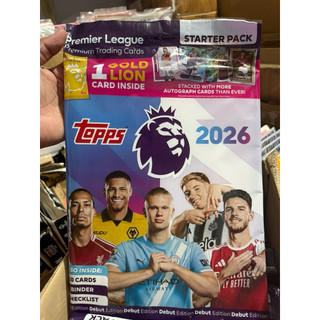 [ Starter Pack ] Album Thẻ Cầu Thủ Bóng Đá Topps  Premier League Starter Pack 2026 25/26 ( Có Tặng Kèm Thẻ )