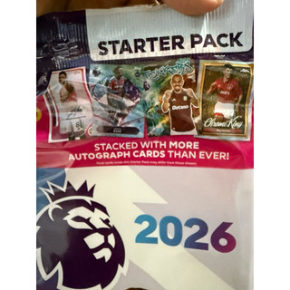[ Starter Pack ] Album Thẻ Cầu Thủ Bóng Đá Topps  Premier League Starter Pack 2026 25/26 ( Có Tặng Kèm Thẻ )