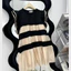 Đầm nữ form rộng dễ thương cute 2 lớp Váy babydoll dáng xòe tay cánh tiên không cổ chất voan 2 lớp ngắn tới gối T1260G
