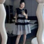 Đầm nữ form rộng dễ thương cute 2 lớp Váy babydoll dáng xòe tay cánh tiên không cổ chất voan 2 lớp ngắn tới gối T1260G