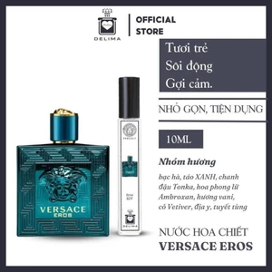 Nước Hoa VERSACE EROS EDP hương thơm siêu cuốn lãng mạng bao trùm toàn bộ không gian xung quanh