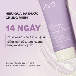 [LIVE] Kem dưỡng thể BHA 2% Paula's Choice Hỗ trợ giảm mụn làm mịn da 210ml
