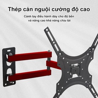 Giá Treo Tivi Xoay Đa Năng Khung Treo Tivi Góc Xoay Cơ Động độ cho tivi 32-55 inch Phù hợp đa không gian