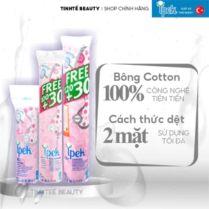 Bông tẩy trang cotton Ipek Tippys 80/120/130/150 miếng
