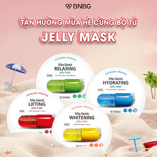 (Hộp) Mặt Nạ BNBG Hàn Quốc Dưỡng Trắng Cấp Ẩm Thư Giãn Vita Genic Whitening Jelly Mask 30ml