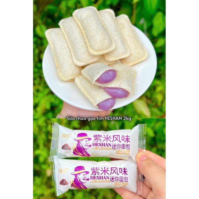 Combo 𝟭𝟬 𝗖𝗵𝗶𝗲̂́𝗰 Bánh Sữa chua nhãn hiệu ông già Mix Đủ Vị