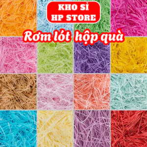 100gr Giấy rơm giấy vụn lót hộp quà tặng mềm nhẹ rất nhiều màu sắc đẹp giá rẻ