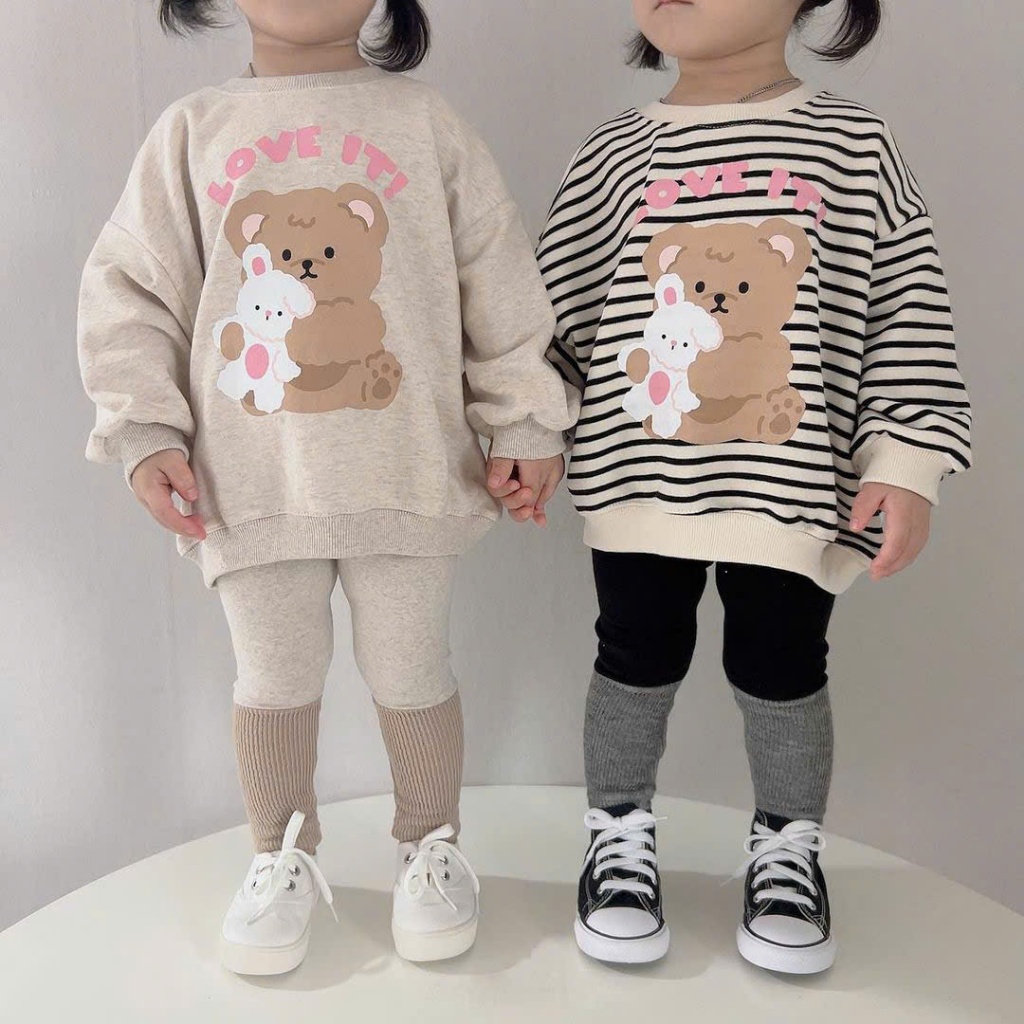 Quần Legging cotton dài mềm mại co giãn 4 chiều, thời trang thu đông bé trai bé gái phong cách Hàn ,có size Từ 6kg -16kg