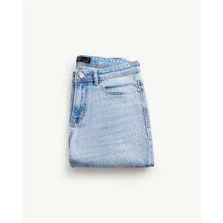 Quần denim nam dài xanh nhạt slim cropped - ROUTINE 10S25DPA005