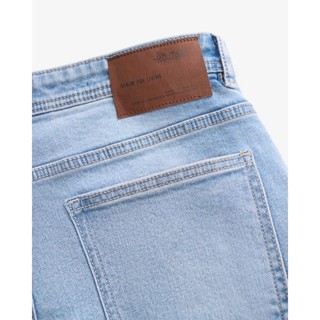 Quần denim nam dài xanh nhạt slim cropped - ROUTINE 10S25DPA005