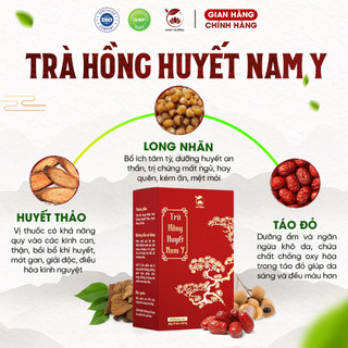 Trà thảo mộc Hồng huyết Nam Y đường hỗ trợ cải thiện nội tiết tố nữ, điều hoà kinh nguyệt