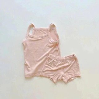 Bộ Ba Lỗ 2 Dây Thun Lạnh Cho Bé Gái Hot Chất Vải Thun Lạnh Siêu Thoáng Mát Mền Mại Cho Da Bé
