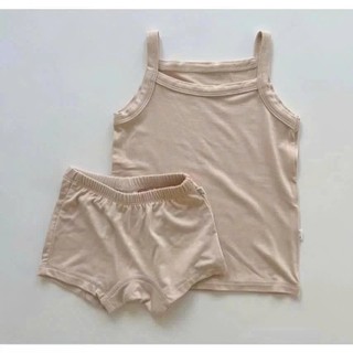 Bộ Ba Lỗ 2 Dây Thun Lạnh Cho Bé Gái Hot Chất Vải Thun Lạnh Siêu Thoáng Mát Mền Mại Cho Da Bé