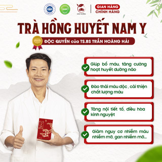 Trà thảo mộc Hồng huyết Nam Y đường hỗ trợ cân bằng nội tiết tố , bổ máu, sáng da