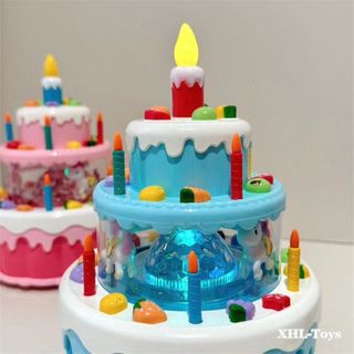 Đồ chơi  bánh sinh nhật loại lớn kèm nhạc và đèn sinh động HT Toys