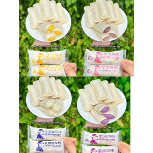 Combo 𝟭𝟬 𝗖𝗵𝗶𝗲̂́𝗰 Bánh Sữa chua nhãn hiệu ông già Mix Đủ Vị
