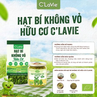 Hạt bí hữu cơ bóc vỏ Organic Pumpkin seeds Markal/ Sottolestelle/ C'lavie