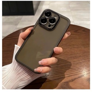 Ốp Điện Thoại Trong Suốt Sang Trọng Cho IPhone 12 13 14 15 16 17 Pro Max Plus Vỏ TPU Mềm Có Bảo Vệ Camera Vỏ Chống Sốc