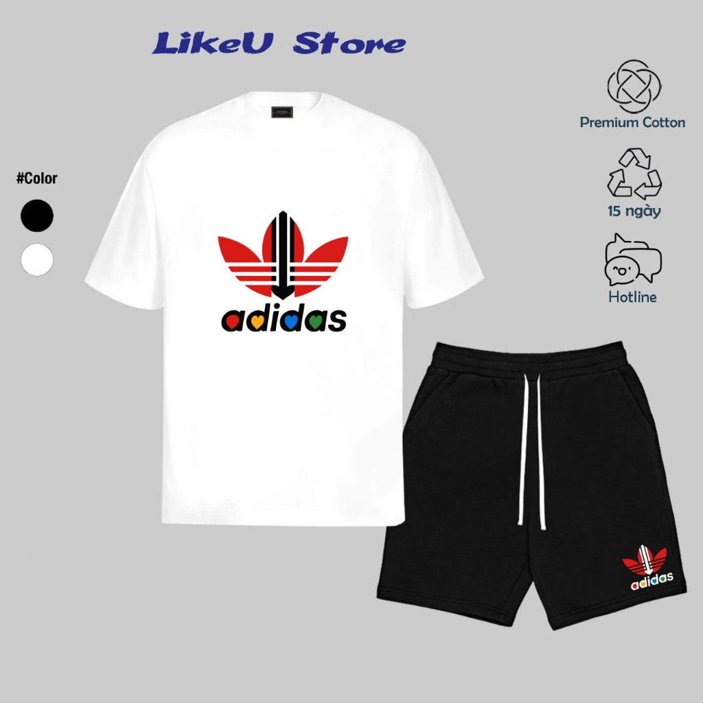 Sét quần áo Das Streatwear Unisex Nam/Nữ 100% Cotton 280gsm