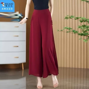 B6 Quần Ống Rộng Lụa Voan Cao Cấp – Tôn Dáng Quý Phái, Chuẩn Gu Quý Cô Trung Niên NANA
